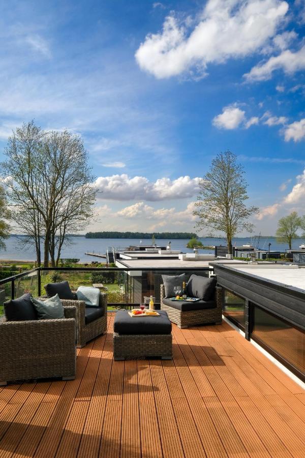 Cube Elite mit Meerblick am Strand im EuroParcs Bad Hoophuizen Hulshorst Exterior foto